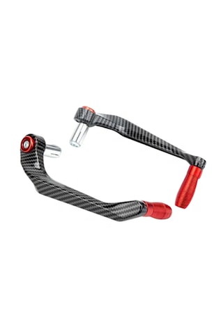 Universal Manet Koruma Seti - Aluminyum Karbon Desen Kırmızı