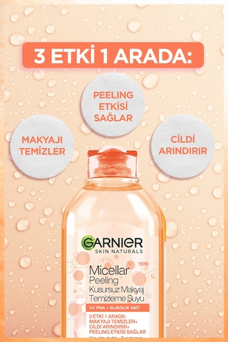 Garnier Micellar Peeling Kusursuz Makyaj Temizleme Suyu 400 ML