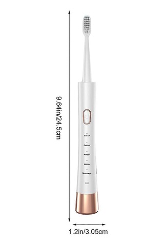 Yetişkinler Çocuklar İçin Elektrikli Diş Fırçası 32000vpm 6 Fırça Başlığı 5 Modlu Elektrikli Diş Fırçası Şarj Edilebilir Pilli Diş Fırçası Adwhite İçin