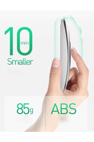 Kablosuz Bilgisayar Faresi Şarj Edilebilir Sessiz Fare 2.4g Ultra İnce Usb Alıcı Lazer Fare Pembe Diğer