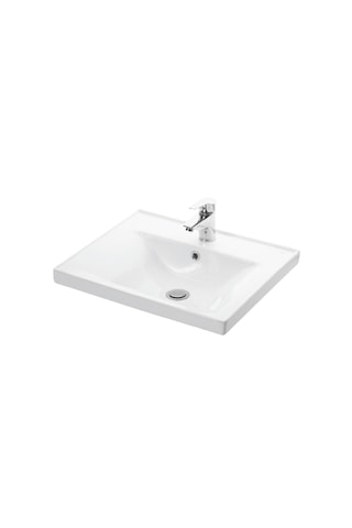 Çuha 55 Cm Beyaz-antrasit Gri Mdf Panjur Asma Banyo Dolabı Takımı Beyaz - Antrasit