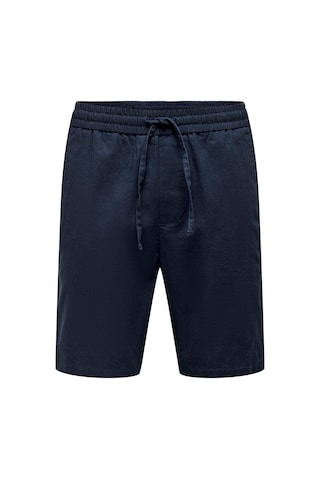 Only & Sons Onslinus 0007 Cot Lin Shorts Noos Erkek Şort-26437 - XS Lacivert