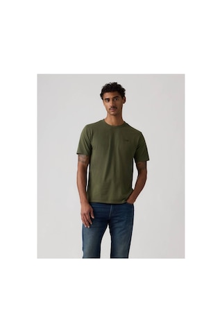 Levi's Orıgınal Tee Garment Dye Deep Erkek Koyu Yeşil Bisiklet Yaka T-shirt 005gx-0011-16409