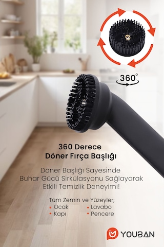 Youban KF2707 Pro Buharlı Temizlik Makinesi