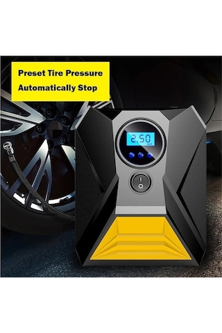 Xianwen Jialan Dijital Araba Şişme Pompa Elektrikli Lastik Hava