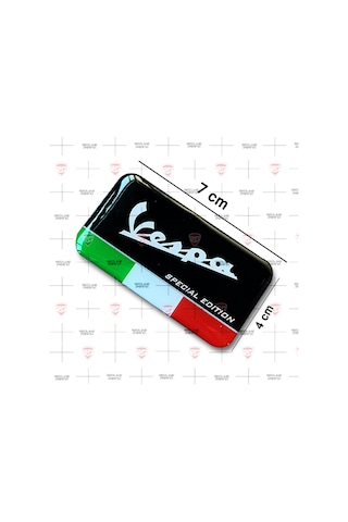 Vespa 3D Damla Sticker N11.65841