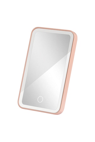 Vkemall Araba Güneşlikli Makyaj Aynası Led Işıklar 3 Modlu Kısılabilir Dokunmatik Ekran