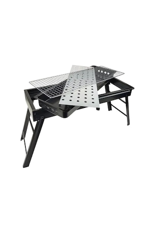 Portatif Katlanabilir Mangal - Madfox Cookout Bbq - Siyah - 547305 Diğer