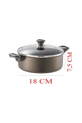 Mehtap Onyx Teflon Tencere 18 Cm