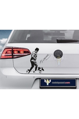 Atatürk Kocatepe Araba Sticker