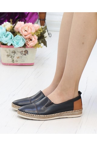 Nesil Shoes Syg P41 Siyah Hakiki Deri Kadın Ayakkabı-siyah Siyah