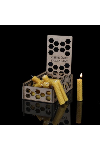 Doğal Sarma Bal Mumu Seti 20 Li 7cm X 2cm