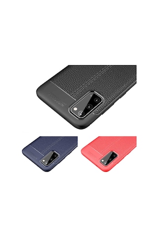 Samsung Uyumlu Galaxy S20 Kilif Niss Deri Görünümlü Silikon 414718545