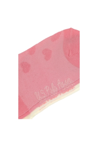 U.s. Polo Assn. Kız Çocuk Pembe Çorap Patik 50311329-vr041 Pembe