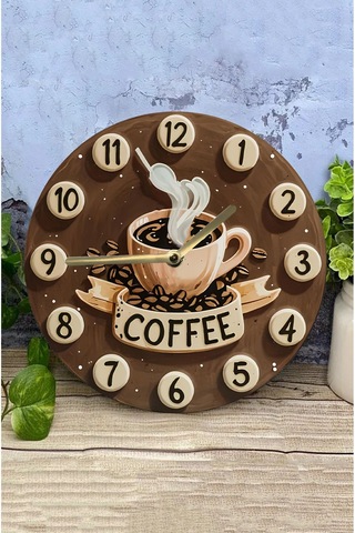 Sessiz Yuvarlak Ahşap Duvar Saati, Kuvars Hareketli 3d Görünümlü 2d Saat Sdw123 Renkli