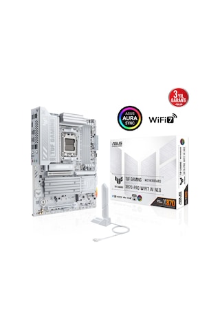 Asus Tuf Gamıng X870-pro Wıfı7 W Neo, 4xddr5, 4xm.2, Hdmı, Dp, Type-c, Wi-fi 7, Bluetooth V5.4, Am5