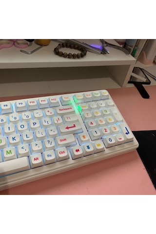 Mekanik Oyun Klavyeleri İçin 113 Tuşlu Pbt Xda Yükseklik Renkli Tuş Takımı