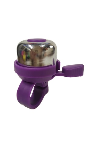 Sarissa Çocuk Bisikleti Zil 1. Kalite Plastik Gövde Metal Çan Mor Gümüş Gümüş - Mor