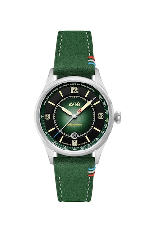 Avı-8 Flyboy Av-4153-01 Lafayette 110th Anniversary Limited Edition Otomatik Erkek Kol Saati Gri