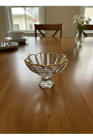 Ayaklı Lotus Sunumluk 6 Lı Gold