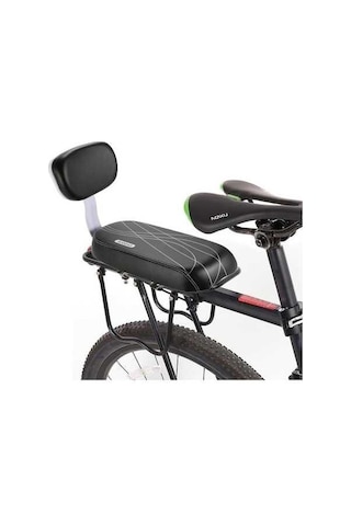 Didadodo Real Me Bisiklet Koltuğu: Çocuk Koltuğu Siyah Altın, Yumuşak Pu Arka Yastık Altın