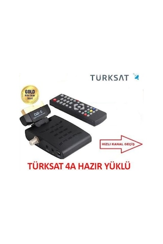 EYEPC Scart Girişli Tüplü Tv Uyumlu Mini Uydu Alıcısı Hazır Yüklü