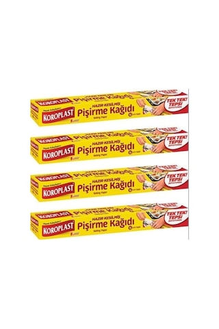 Koroplast Hazır Kesilmiş Pişirme Kağıdı 16 Yaprak 4 Adet 7693233221770