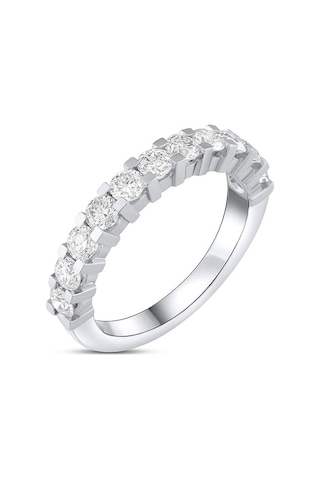 Pırlanta Yarımtur Sırataşlı Yüzük