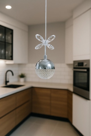 Bohem Aydınlatma Tek Top 3 Renk Modern Led Avize Beyaz/sarı/günışığı Gümüş
