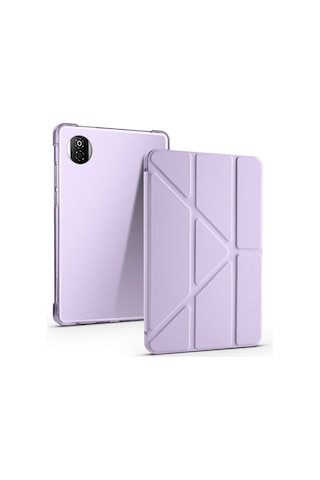 Honor Pad X7 8.7 Kılıf Zore Tri Folding Kalem Bölmeli Standlı Kılıf Kapaklı Kılıf