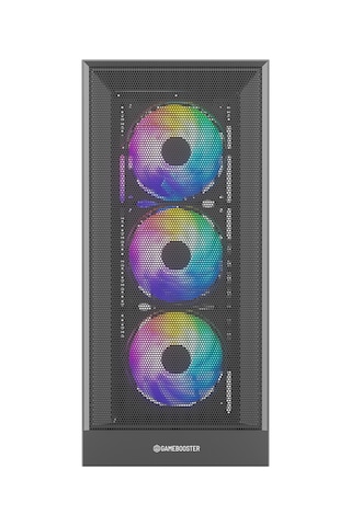 Gamebooster Mystral 750w 80+ Bronze Atx3.1 Gen5.1 Mesh Argb E-atx Mid Tower Siyah Kasa