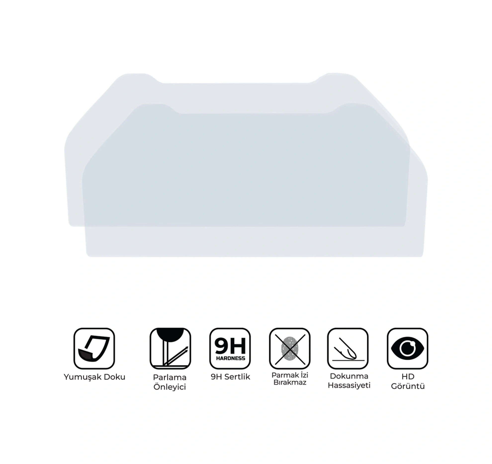 Gp Kompozit Yamaha Mt-25 2022-2025 Uyumlu Motosiklet Ekran Koruyucu Şeffaf