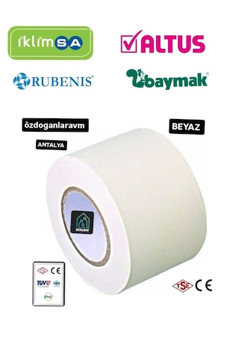 Beyaz Klima Borusu Dekoratif Bantı - Klima Boru İzolasyon Bandı 1 Beyaz Klima Borusu Dekoratif Bantı - Klima Boru İzolasyon Bandı 1