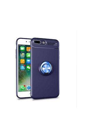 Apple Uyumlu iPhone 8 Plus Kılıf Zore Ravel Silikon Kapak Mavi
