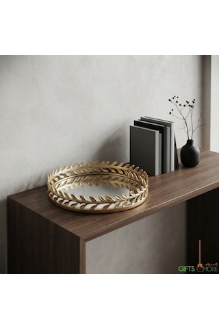 Palmiye Tepsi 40 Cm Eskitme