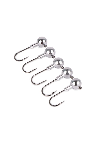 Jeehugo 1g Ağırlıkta Kurşun Uçlu Jig Hook - Yumuşak Yem İçin Olta Aksesuarı 50 Adet