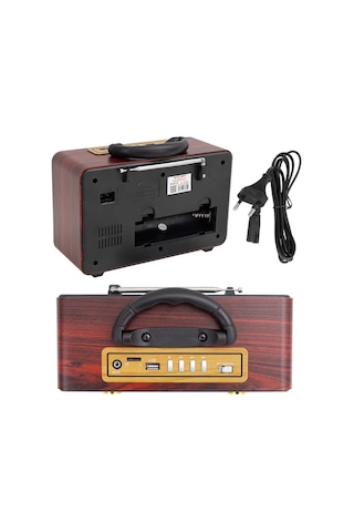 Magıcvoıce MV-110BT Bluetooth Destekli Nostaljik Radyo