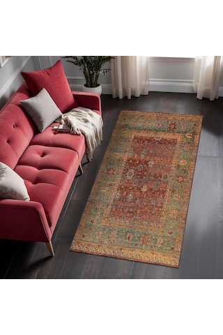 Rubby Kadife Kaymaz Pamuk Tabanlı Yıkanabilir Antibakteriyel Salon Halısı 120x180 Diğer