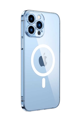 Apple Uyumlu iPhone 13 Pro Uyumlu Kamera Korumalı Magsafe Sert Pc Zore Porto Kılıf-renksiz Renksiz -