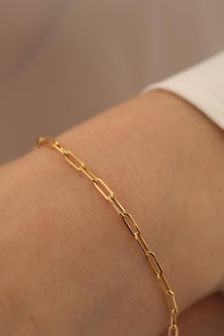 Sefa Gold SFBL05 14 Ayar Altın Ataç Bileklik Sarı Altın