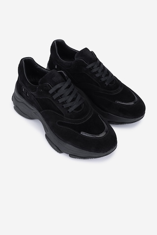Valmenti Kadın Hakiki Deri Siyah Sneakers & Spor Ayakkabı 154 3396 Bn Ayk Sk25-26 Syh Suet/rgn Siyah