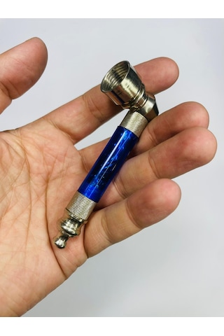 Full Metal Desenli Pipo Mavi Renk //10cm-9parça
