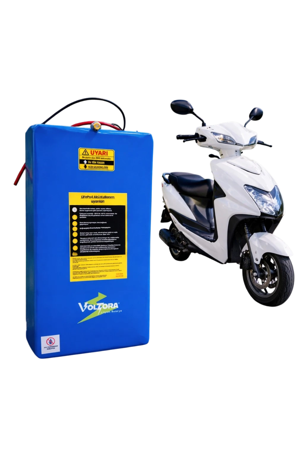 Volta Vs1 Uyumlu 60 Volt 24 Amper Lifepo4 Batarya