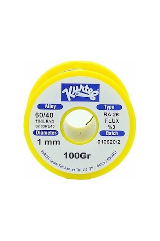 Kurtel Sn60/pb40 Lehim Teli 100 Gr. Makara 1 Mm