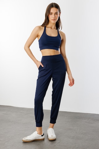 Genius Store Kadın Yüksek Bel Jogger Eşofman Altı Joggers New-joger Lacivert