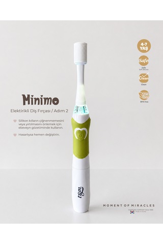 Tgm Baby Minimo Elektrikli Diş Fırçası Adım 2 4-7 Yaş