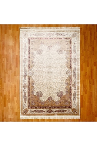 Klasik Hereke Desenli 200 X 300 İpek Halı Bej