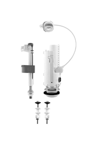 VitrA Rezervuar Iç Takımı 3/6lt Çift Kademeli 330b2010 Beyaz - Gri