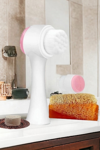 3'lü Cilt Yenileme Siyah Nokta Yüz Temizleme Fırçası Arındırıcı Peeling Kabak Lifli Ballı Sabun