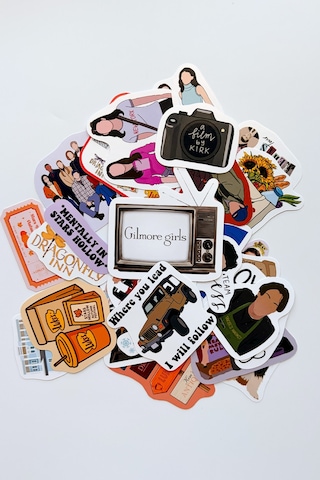 Gilmore Girls 30 Parça Sticker Paketi Suya Dayanıklı Laptop Termos Telefon Etiket Seti Diğer